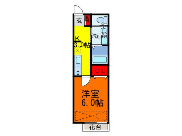 ハイツ雅の物件間取画像